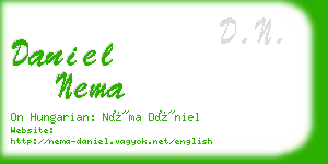 daniel nema business card